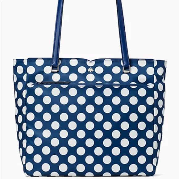 Kate Spade Jae Seaside Dot Large Tote New With Tag - Picture 1 of 8